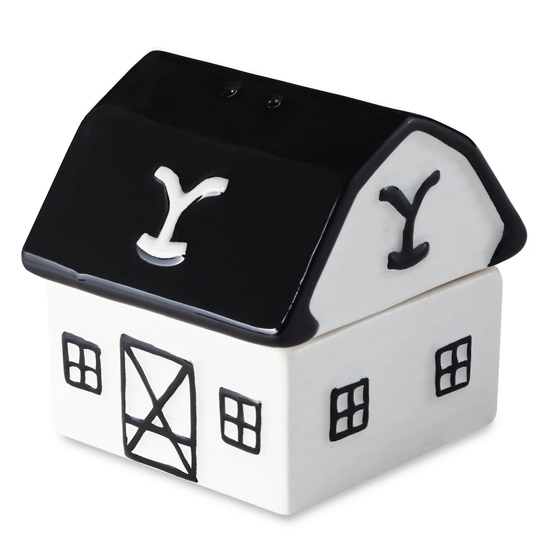 Yellowstone Dutton Ranch Barn Stacked Salt and Pepper Shaker Set for only USD 22.99 | Hallmark