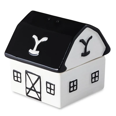 Yellowstone Dutton Ranch Barn Stacked Salt and Pepper Shaker Set for only USD 22.99 | Hallmark