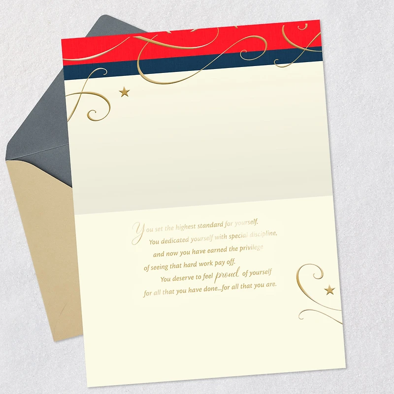 Your Hard Work Paid Off Military Congratulations Card for only USD 3.99 | Hallmark