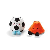 Better Together Soccer Ball and Orange Cone Magnetic Plush Pair, 5" H for only USD 19.99 | Hallmark