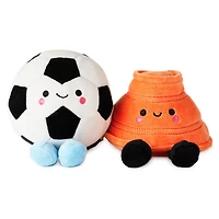 Better Together Soccer Ball and Orange Cone Magnetic Plush Pair, 5" H for only USD 19.99 | Hallmark