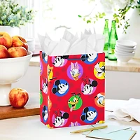 9.6" Disney Mickey and Friends Polka-Dots on Red Medium Gift Bag for only USD 3.99 | Hallmark