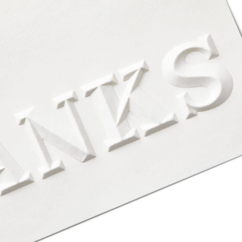 Embossed Cream Blank Thank You Notes, Box of 8 for only USD 14.99 | Hallmark