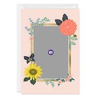 Pretty Blush and Blooms Frame Blank Custom Card for only USD 4.99 | Hallmark
