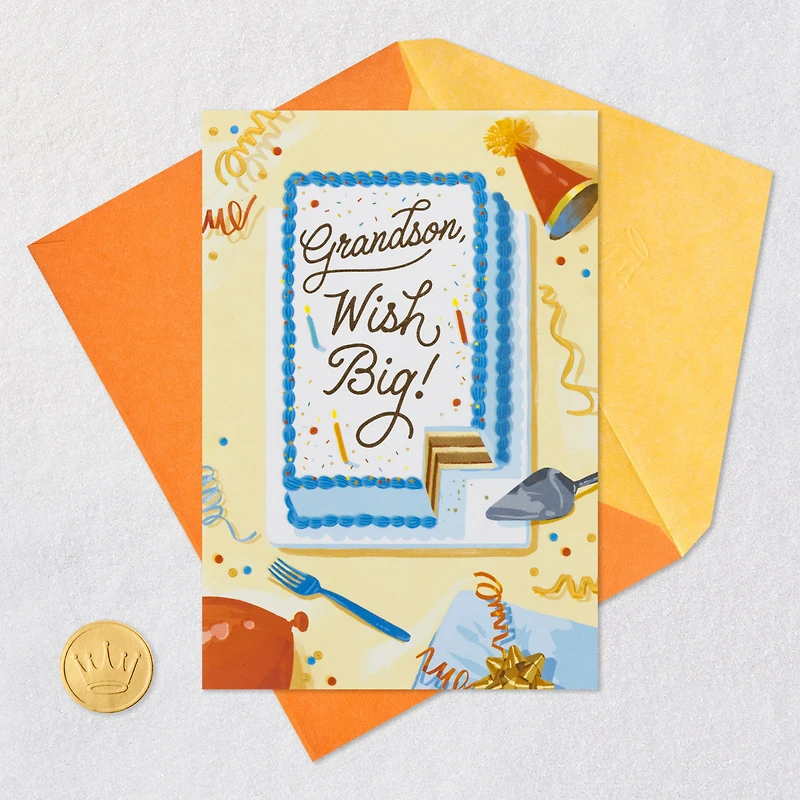 Wish Big Birthday Card for Grandson for only USD 5.99 | Hallmark