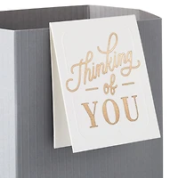 Build-a-Bouquet Thinking of You Gray Stripes Pop-Up Paper Vase With Mini Card for only USD 4.99 | Hallmark