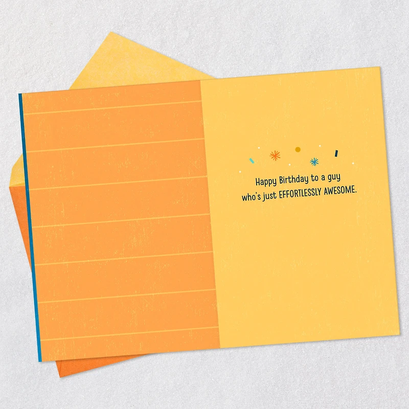 Effortlessly Awesome Birthday Card for Him for only USD 2.99 | Hallmark