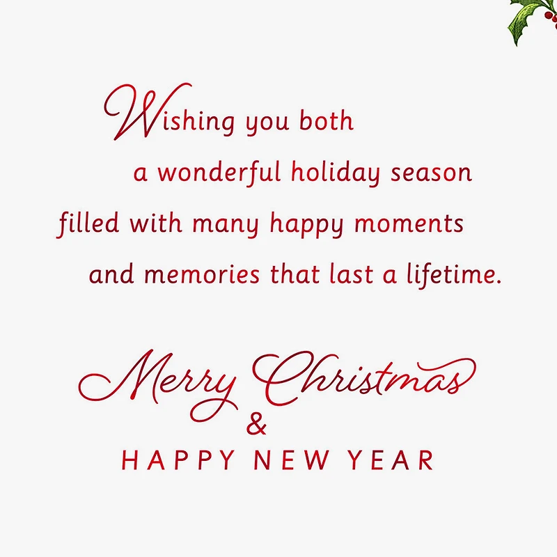 Happy Moments and Memories Christmas Card for Both for only USD 5.59 | Hallmark