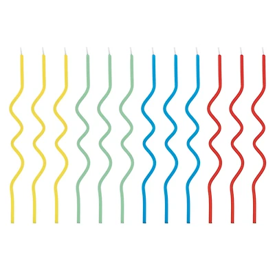 Colorful Squiggle Birthday Candles, Set of 12 for only USD 4.99 | Hallmark