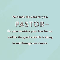 We Thank the Lord for You Pastor Appreciation Card for only USD 2.99 | Hallmark