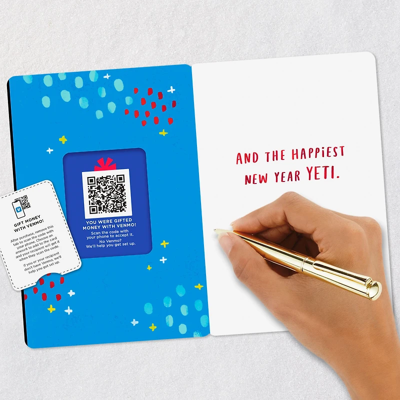 Happiest Holidays Yeti Venmo Holiday Card for only USD 4.99 | Hallmark