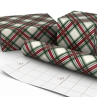 Festive Red and Green Plaid Christmas Wrapping Paper Roll, 35 sq. ft. for only USD 4.99 | Hallmark