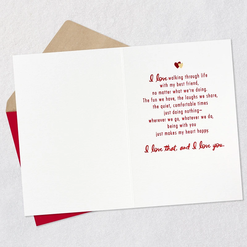 Walking Through Life With Your Best Friend Valentine's Day Card for Husband for only USD 4.99 | Hallmark
