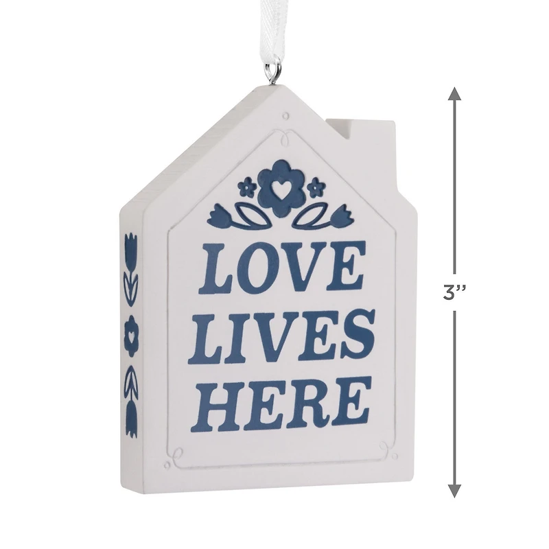 Love Lives Here House Hallmark Ornament for only USD 14.99 | Hallmark