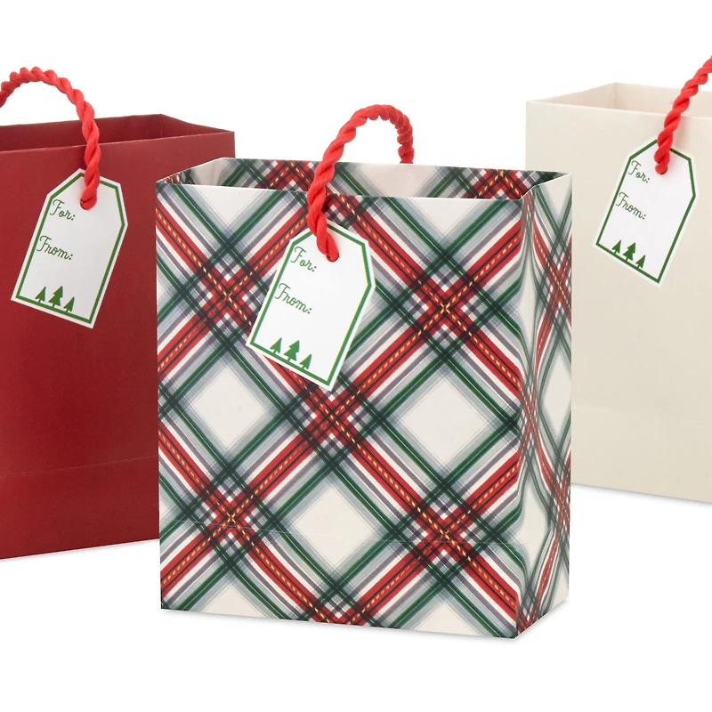 4.6" Yuletide Classics 3-Pack Assortment Christmas Gift Card Holder Mini Bags for only USD 4.99 | Hallmark