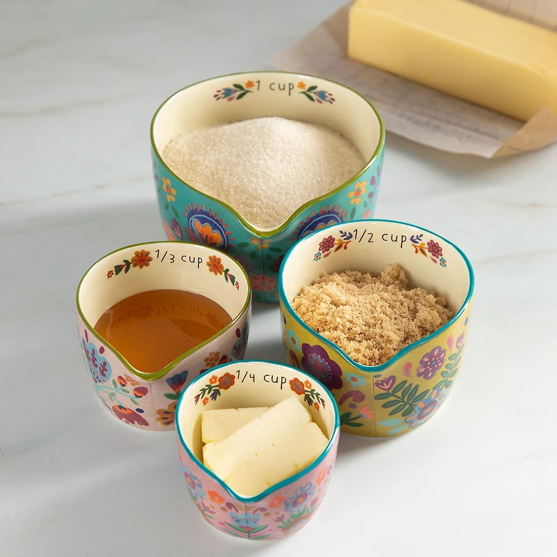 Natural Life Folk-Art Floral Nesting Measuring Cups, Set of 4 for only USD 25.99 | Hallmark