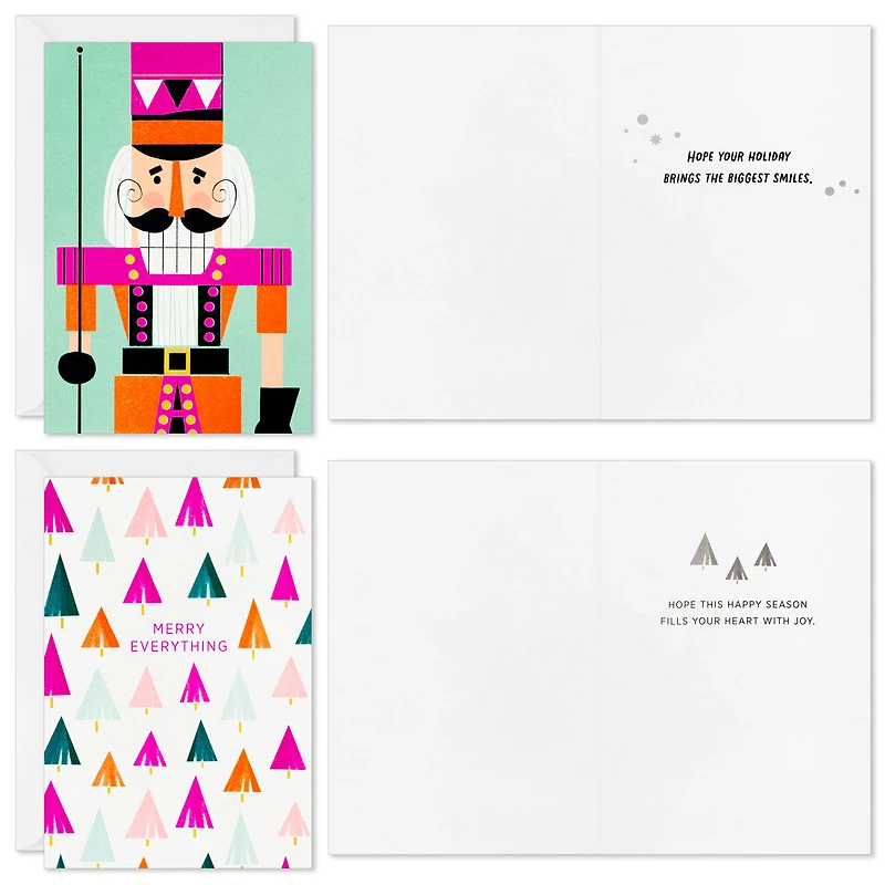 Neon Brights Assorted Boxed Christmas Cards, Pack of 16 for only USD 15.49 | Hallmark