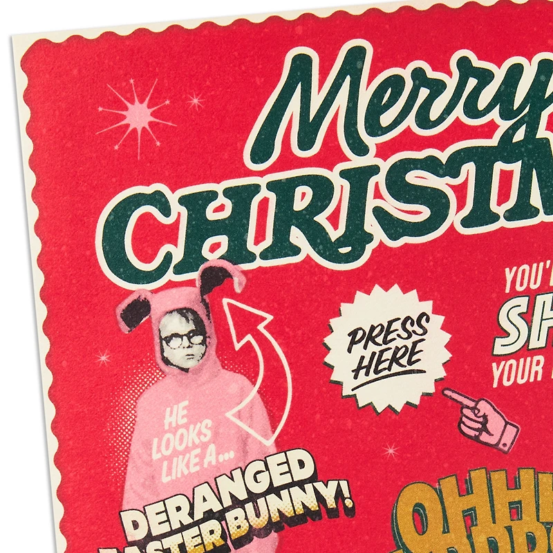 A Christmas Story™ Triple-Dog Dare You Funny Pop-Up Christmas Card With Sound and Light for only USD 10.99 | Hallmark