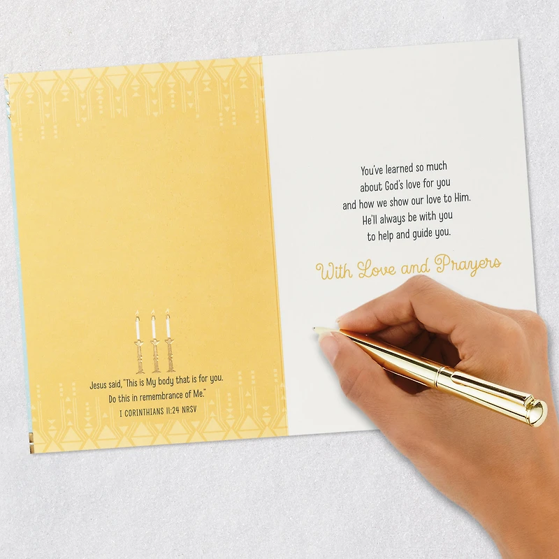Son, God Will Always Be With You Religious First Communion Card for only USD 3.99 | Hallmark