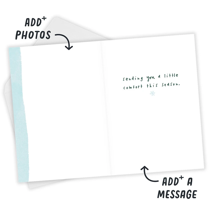 Polar Bear With Present Custom Holiday Card for only USD 4.99 | Hallmark