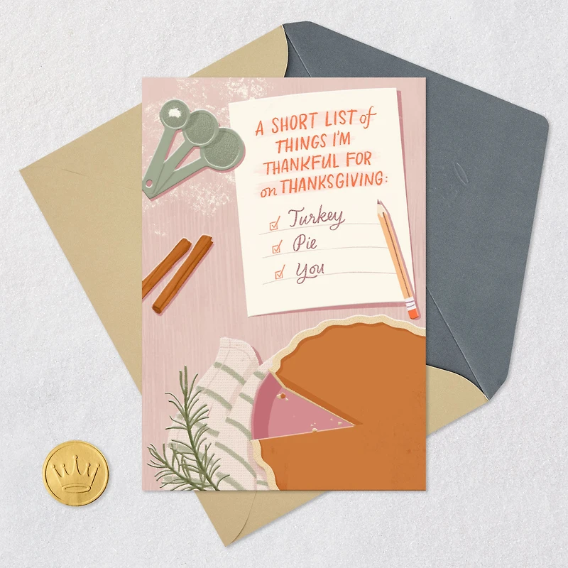 Thankful for You Thanksgiving Card for only USD 2.99 | Hallmark
