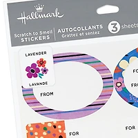 Lavender-Scented Colorful Floral Gift Tags and Stickers, 3 sheets for only USD 3.99 | Hallmark