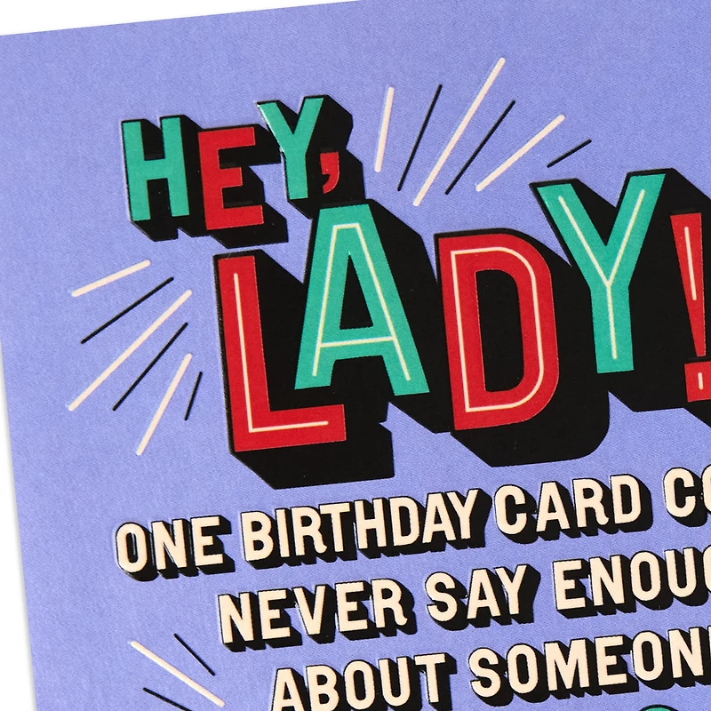 A Bad-Ass, Smart-Ass, Kick Ass Lady Birthday Card With Mini Cards for Her for only USD 5.59 | Hallmark