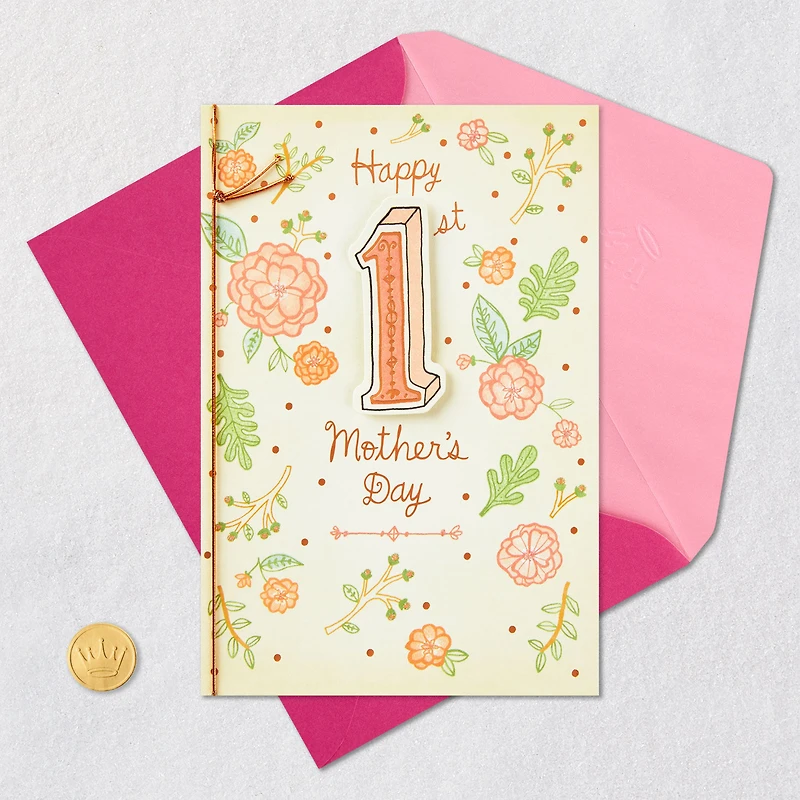 Charming Flowers 1st Mother's Day Card for only USD 5.99 | Hallmark