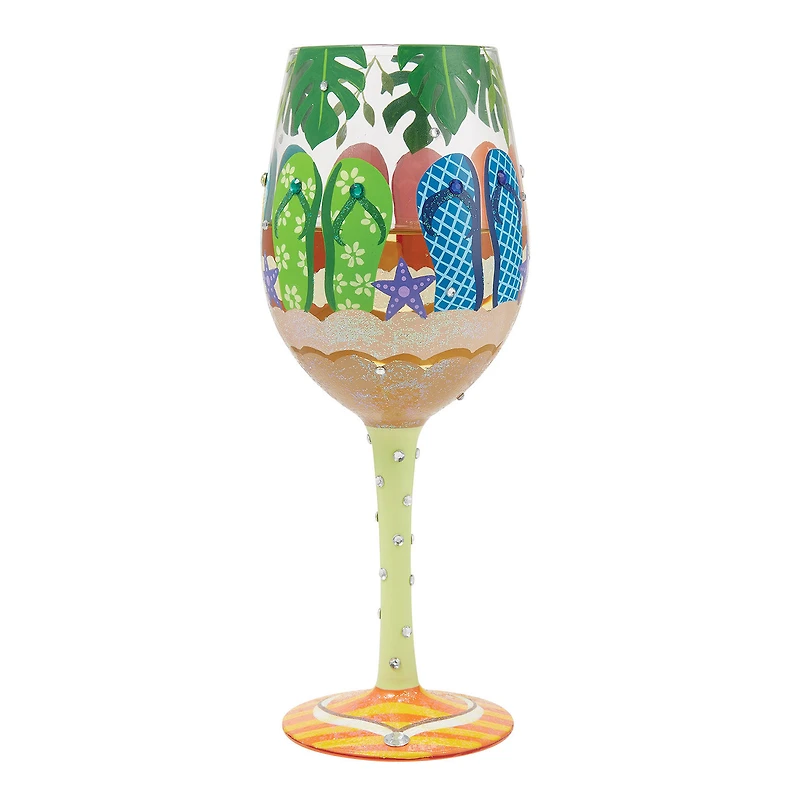 Lolita Stuck in Sand Handpainted Wine Glass, 15 oz. for only USD 34.99 | Hallmark