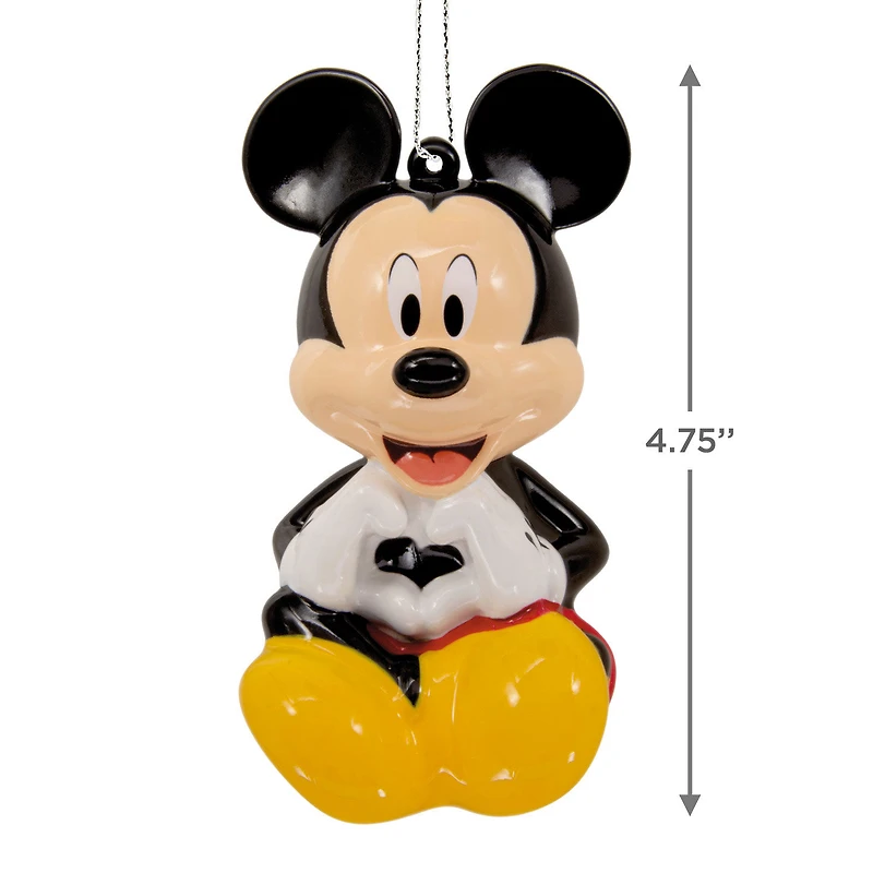 Disney Mickey Mouse Heart Hands Shatterproof Hallmark Ornament for only USD 7.99 | Hallmark