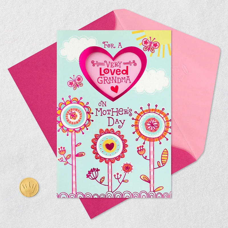 Very Loved Grandma Mother's Day Card With Sticker for only USD 5.99 | Hallmark