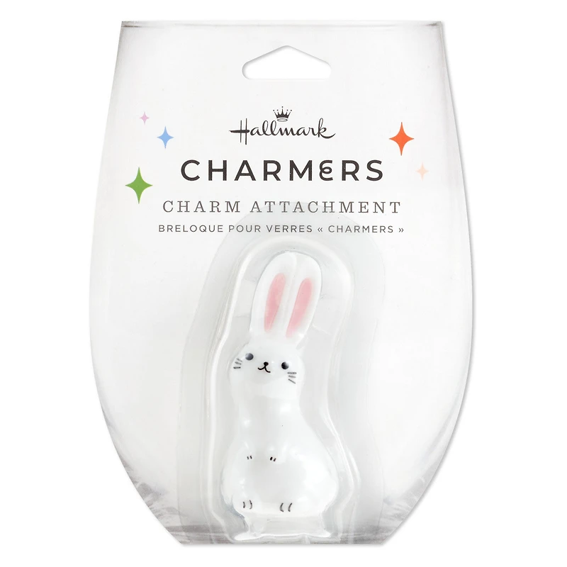 Charmers White Bunny Silicone Charm, 2.6" H for only USD 8.99 | Hallmark