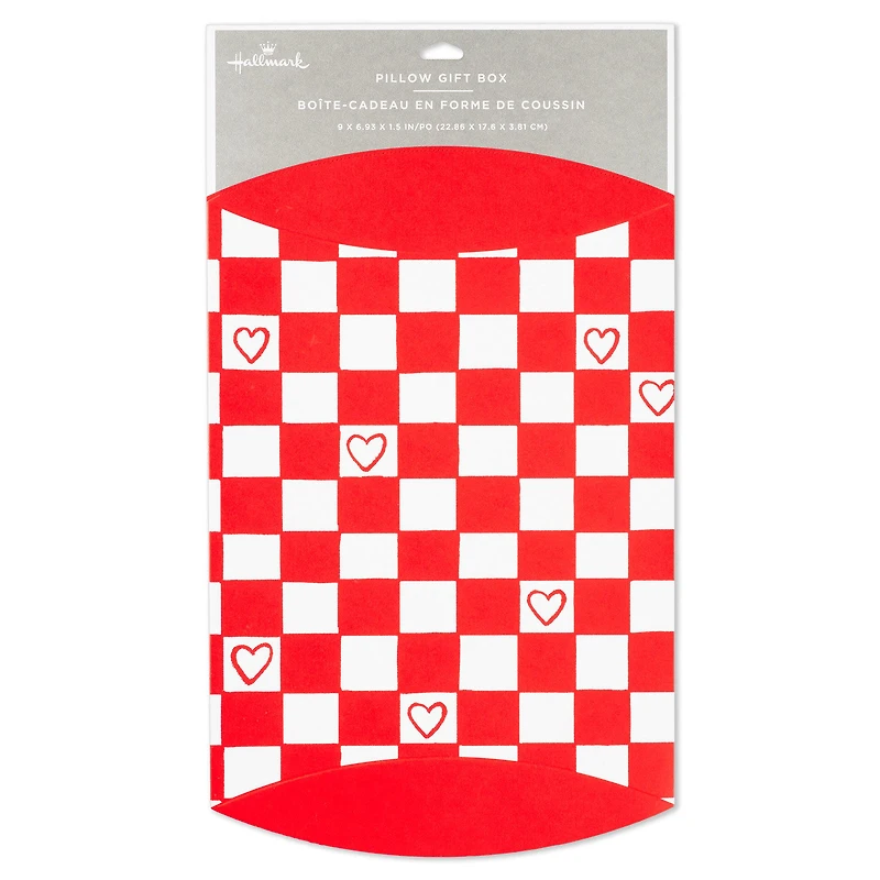 Red and White Check Extra-Large Valentine's Day Pillow Box for only USD 2.49 | Hallmark