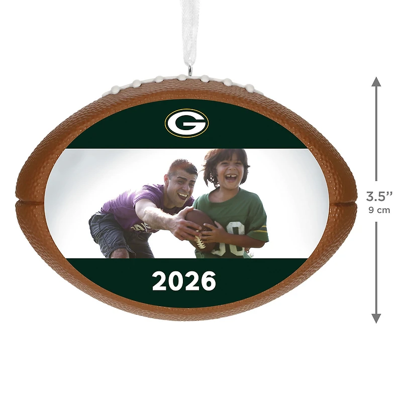 NFL Green Bay Packers Football Personalized Ornament, Custom Photo and Text for only USD 30.99 | Hallmark