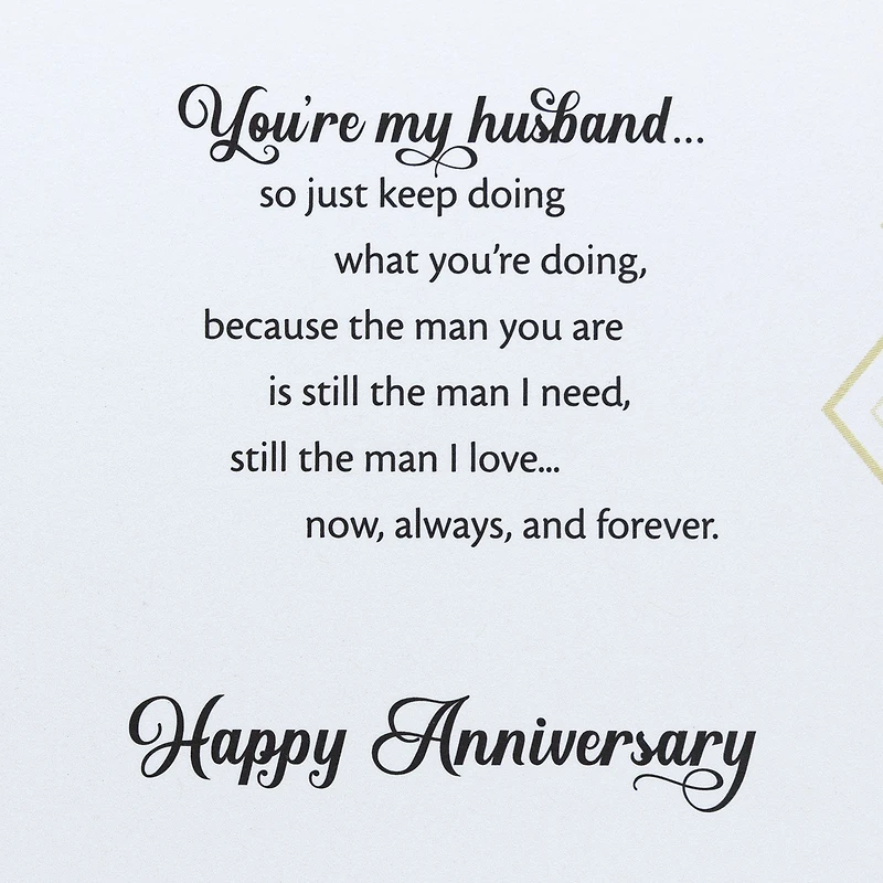 You'll Always Be the Man I Love Anniversary Card for Husband for only USD 4.99 | Hallmark