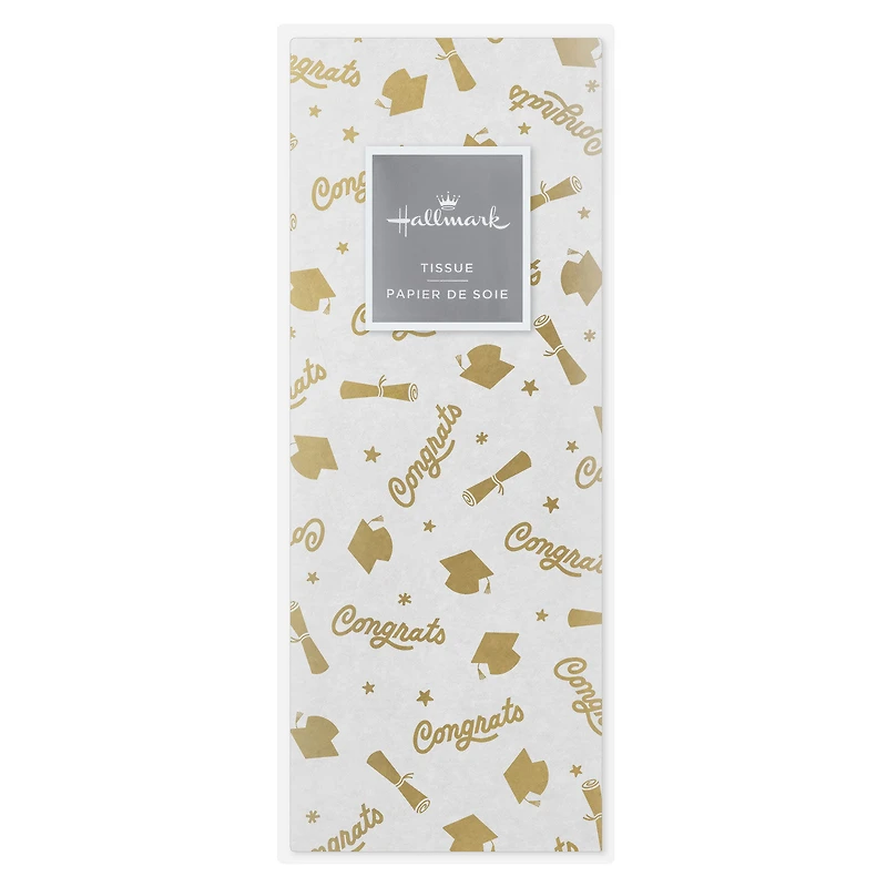 Gold Congrats Graduation Tissue Paper, 6 sheets for only USD 1.99 | Hallmark