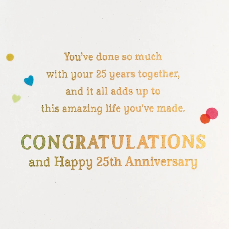 This Amazing Life You've Made 25th Anniversary Card for Couple for only USD 5.59 | Hallmark