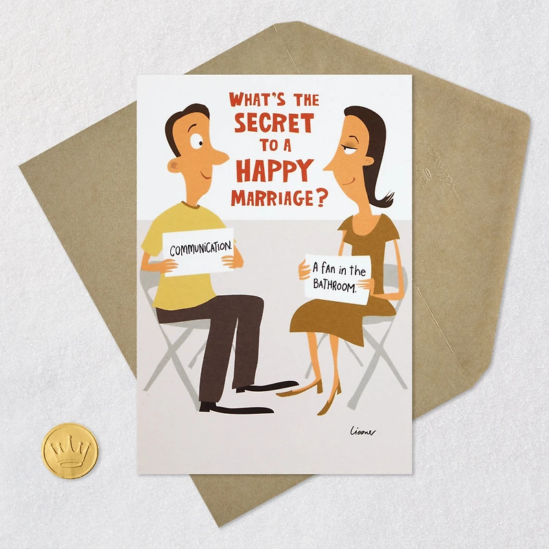 The Secret to a Happy Marriage Funny Anniversary Card for Couple for only USD 3.99 | Hallmark