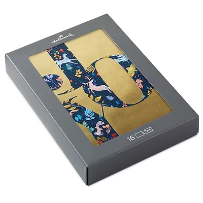 Botanical Joy on Gold Boxed Christmas Cards, Pack of 16 for only USD 12.49 | Hallmark