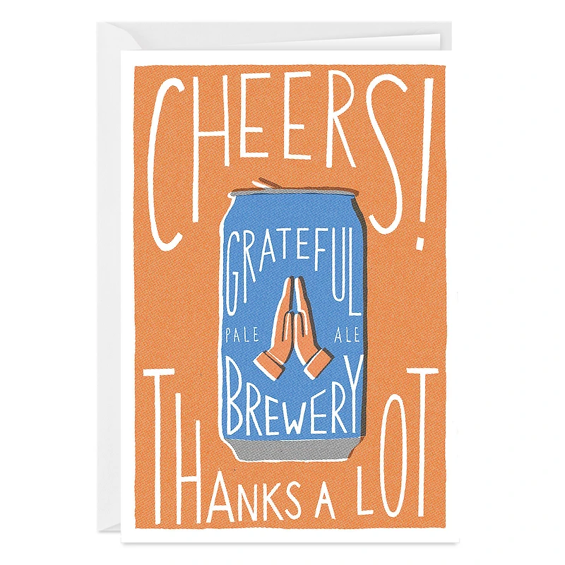 Cheers Beer Can Fun Custom Thank-You Card for only USD 4.99 | Hallmark