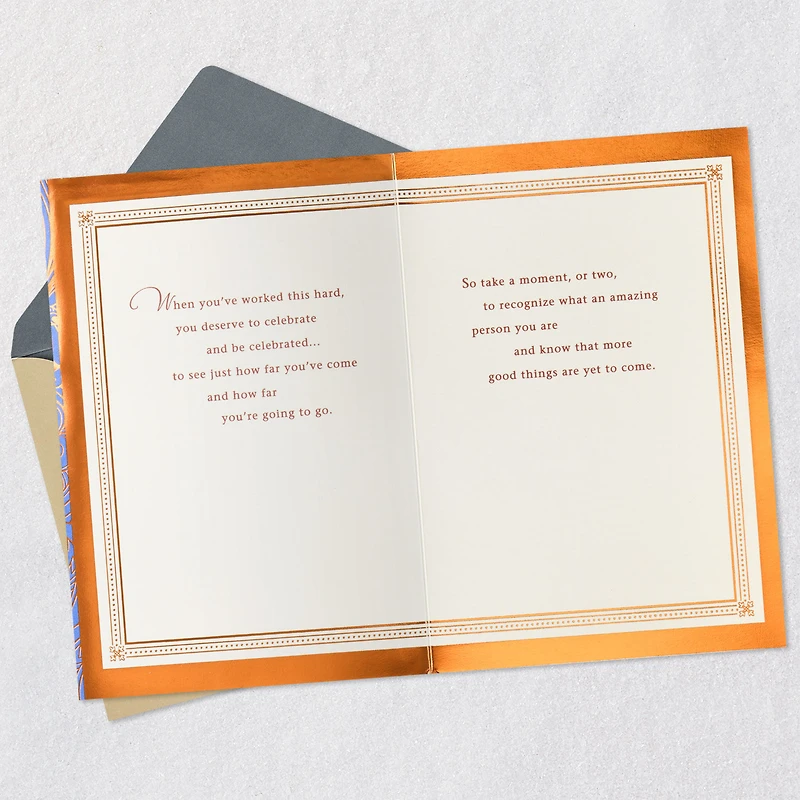 You Worked Hard for This Achievement Congratulations Card for only USD 6.59 | Hallmark