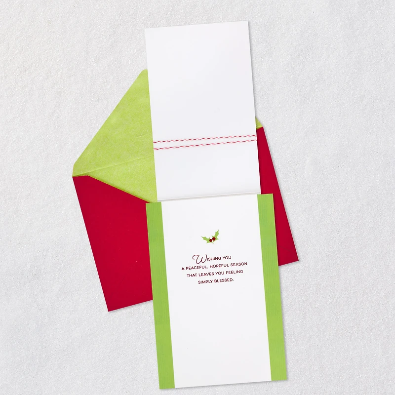 Joy, Peace and Blessings Christmas Card for only USD 5.99 | Hallmark