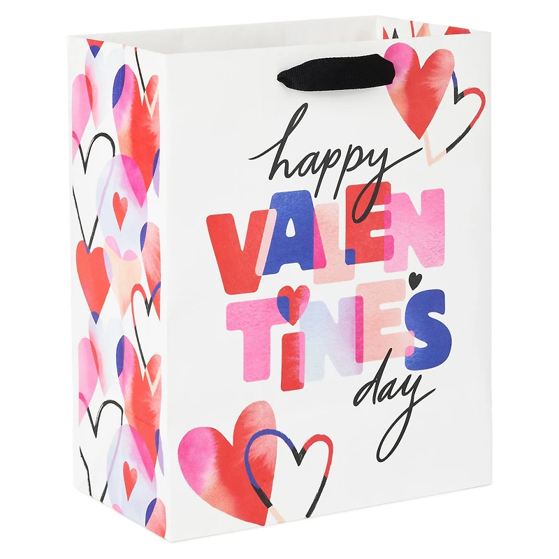 9.6" Happy Valentine's Day on White Medium Gift Bag for only USD 3.49 | Hallmark