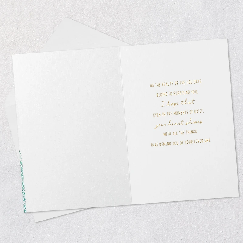 Memories of Your Loved One Holiday Sympathy Card for only USD 3.99 | Hallmark