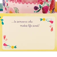 You Make Life Sweet 3D Pop-Up Birthday Card for only USD 7.99 | Hallmark