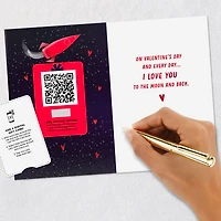 Love You to the Moon and Back Gift Card Greeting Romantic Valentine's Day Card for only USD 4.99 | Hallmark