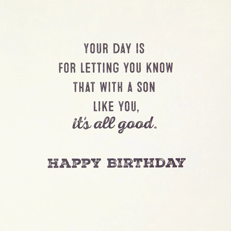 It's All Good Birthday Card for Son for only USD 3.99 | Hallmark