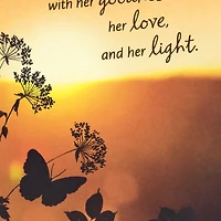 She Brightened the World Sympathy Card for Loss of Daughter for only USD 4.99 | Hallmark