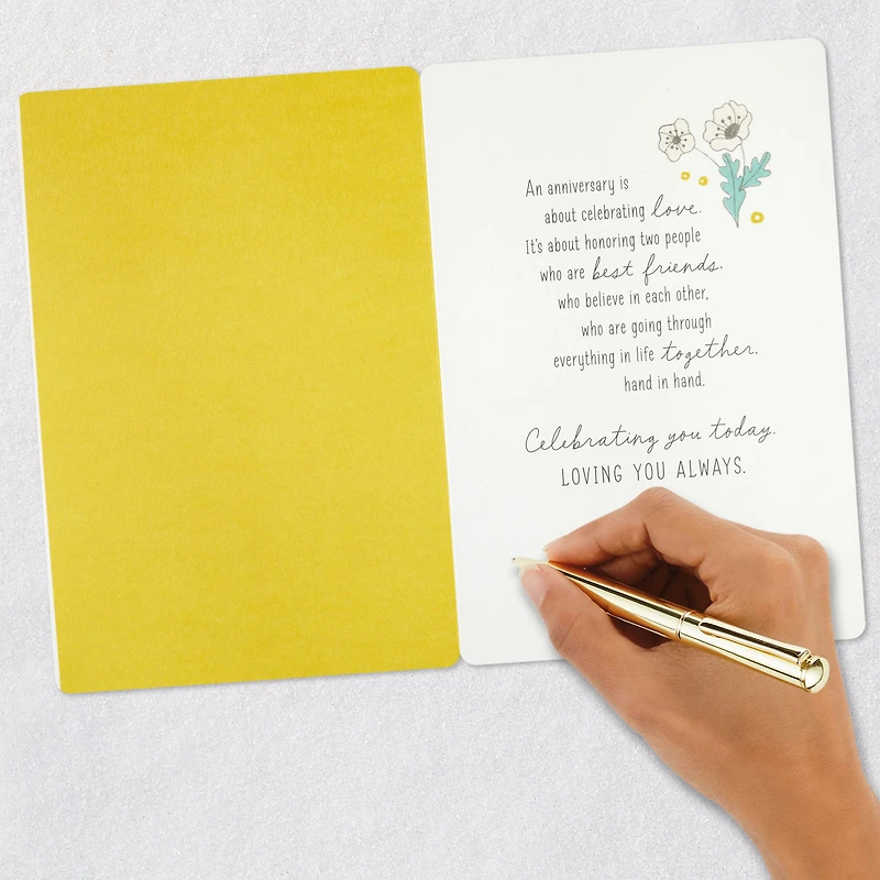 Hand in Hand Anniversary Card for Couple for only USD 6.99 | Hallmark