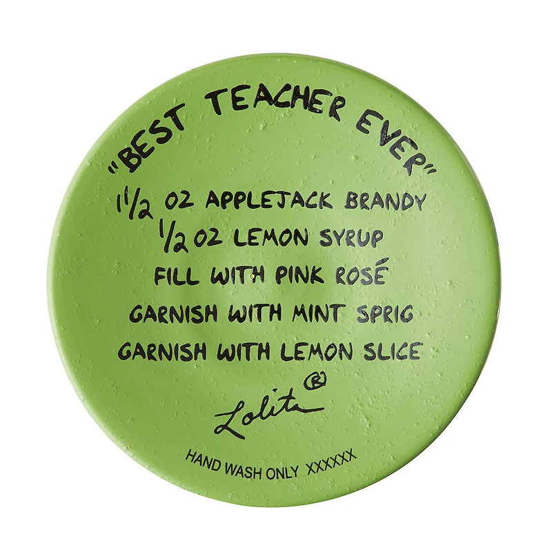 Lolita Best Teacher Ever Handpainted Wine Glass, 15 oz. for only USD 32.99 | Hallmark
